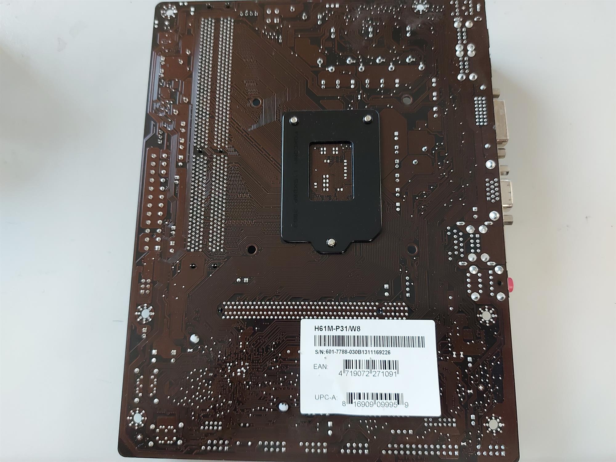 MSI Intel H61 LGA1155 DDR3 USB 2.0 mATX Motherboard (H61M-P31/W8 MS-7788)