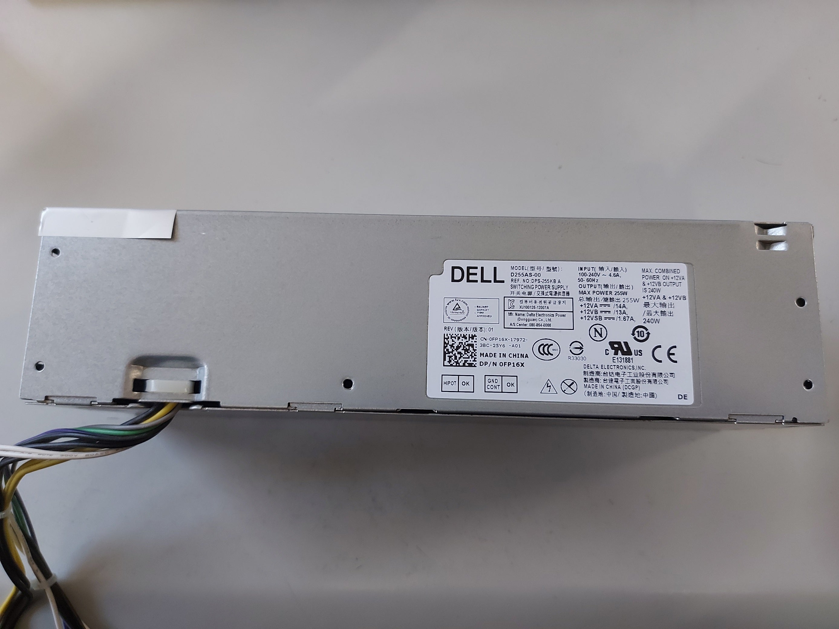 Alimentation Dell D255ES-00 DPS-255LB A 03XRJ0 255W PSU Optiplex 3020 ... pas cher Alimentation Dell D255ES-00 DPS-255LB A 03XRJ0 255W PSU Optiplex 3020 ... pas cher