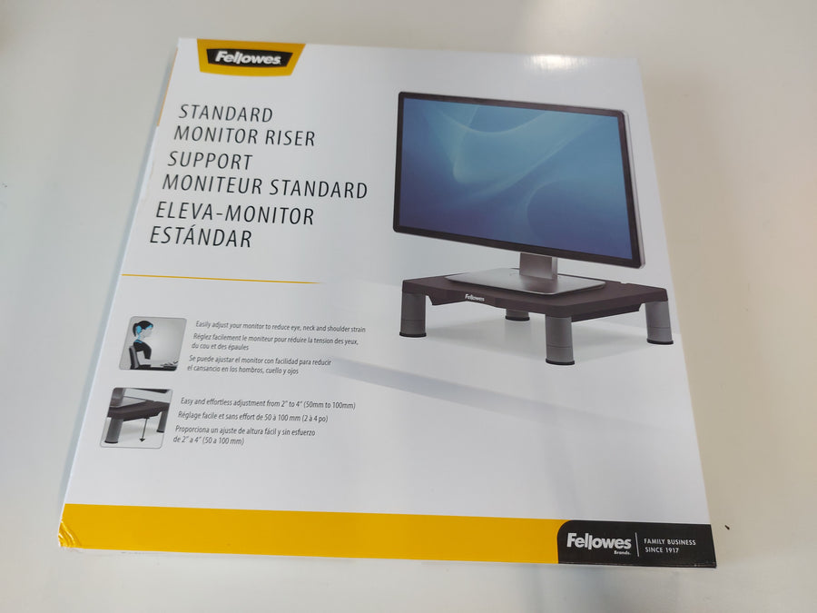 Fellowes Standard Monitor Riser ( 9169301 ) NEW