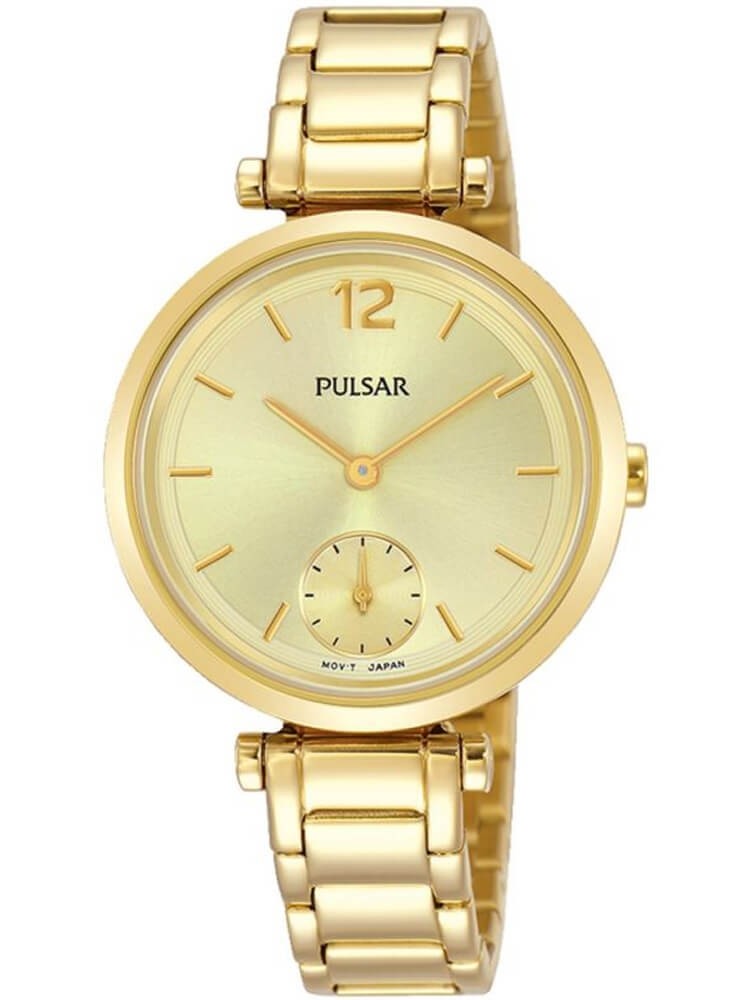 Pulsar Women's Analogue Analog Quartz Watch with Stainless Steel Strap PN4068X1