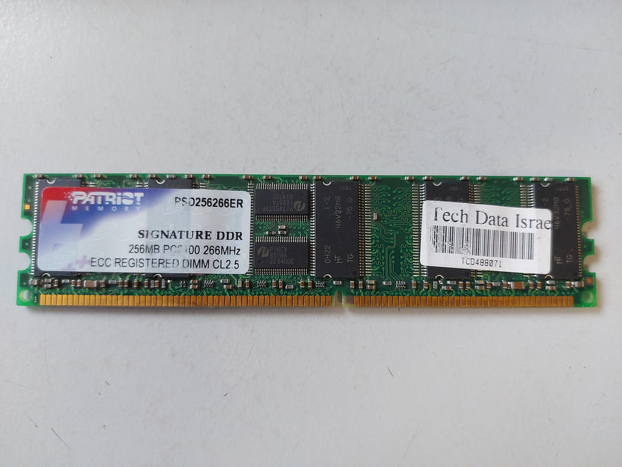 Patriot 256MB PC2100 CL2.5 ECC Registered DDR DIMM ( PSD256266ER PS000096-A-A007511 ) REF