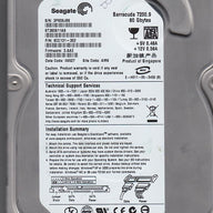 Seagate 80GB SATA 7200rpm 3.5in HDD ( 9CC131-302 ST380811AS ) USED