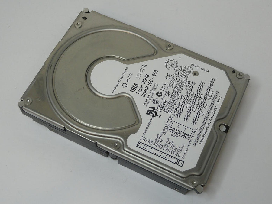 59H6598 - IBM 9.1GB SCSI 80 pin 7200rpm 3.5in HDD - Refurbished