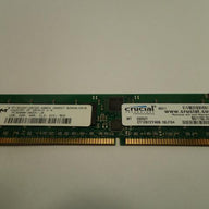 MT18VDDF12872G-40BD3 - Micron Technology 1GB 184p PC3200 CL3 18c 128x4 Registered ECC DDR DIMM - Refurbished