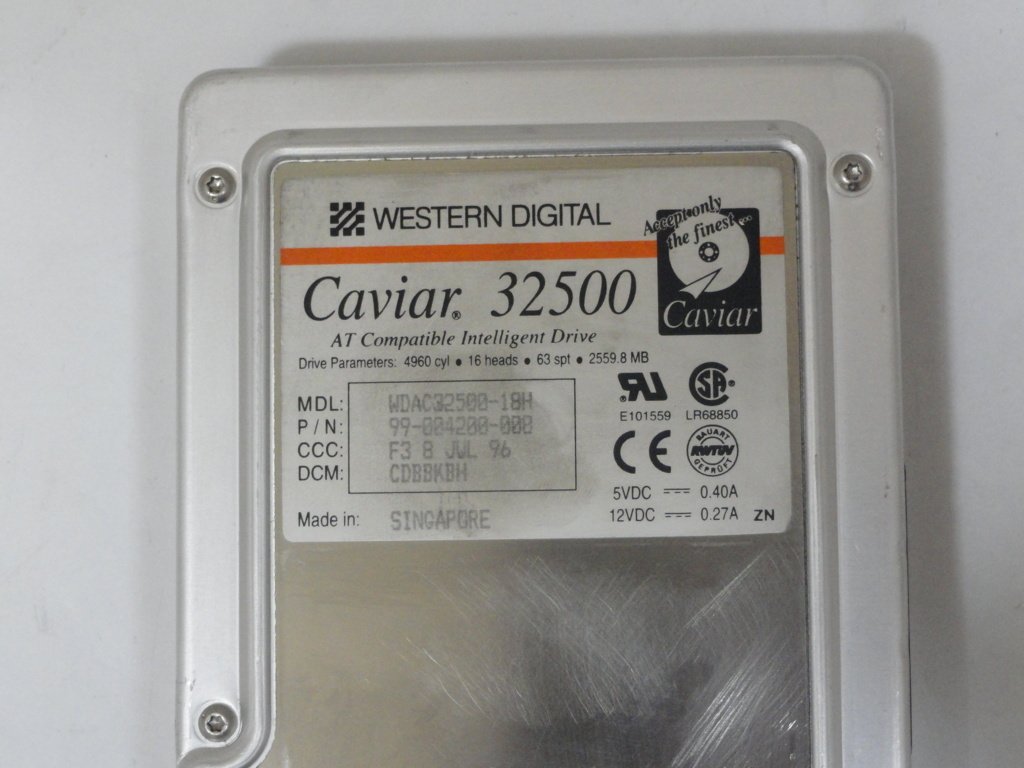 MC6029_WDAC32500-18H_Western Digital 2.5GB IDE 3.5" HDD - Image3