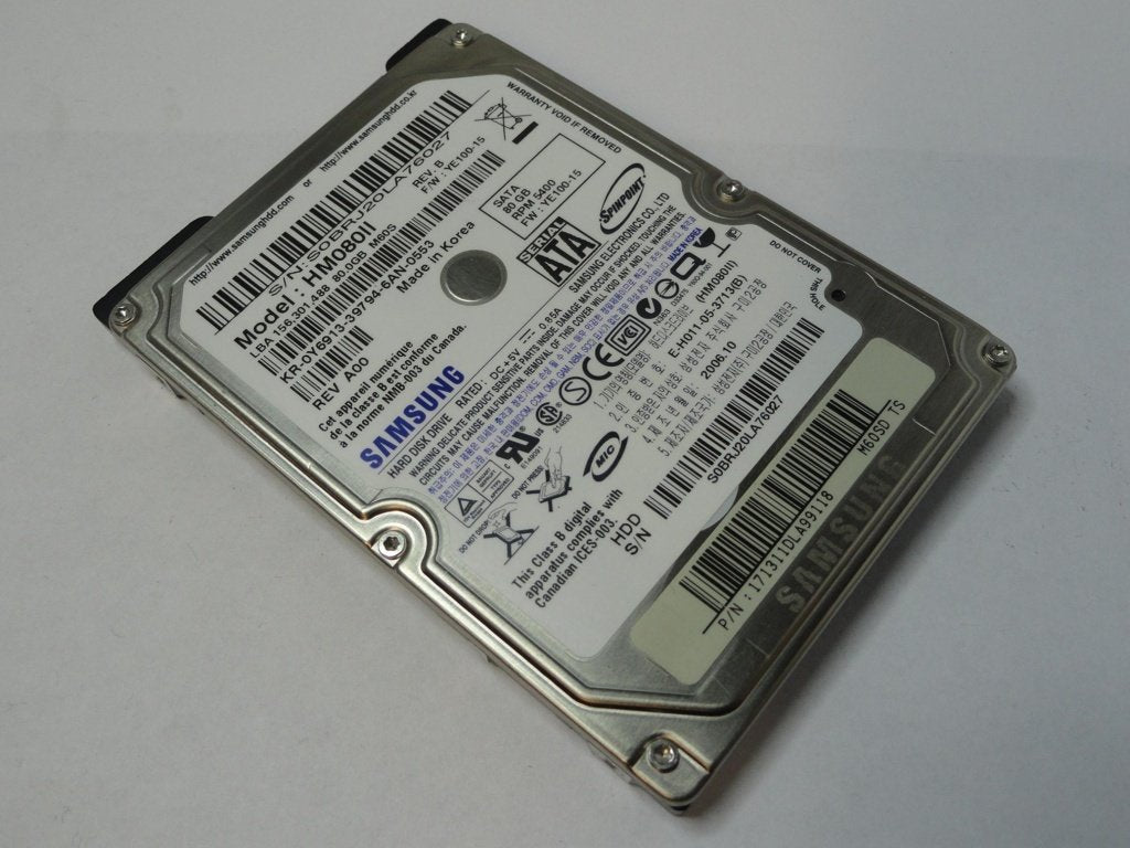 PR20064_HM080II_Samsung Dell 80Gb SATA 5400rpm 2.5in HDD - Image3