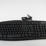 X801384-101 - Microsoft PS/2 QWERTY Black Keyboard With Interactive Keys - Refurbished