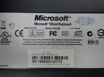 PR01262_X801384-101_Microsoft PS/2 QWERTY Black Keyboard - Image5