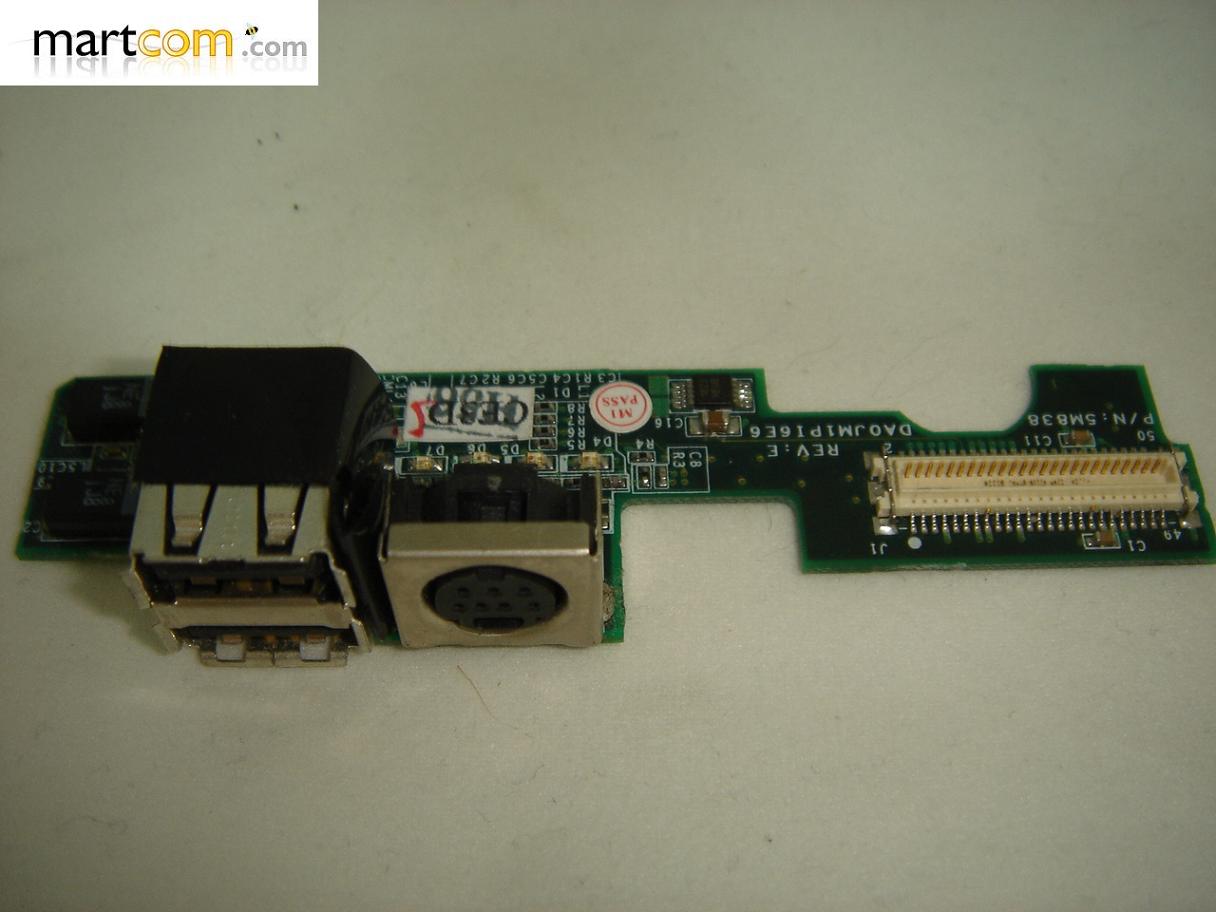 05M838 - Svideo Out / 2x USB Board for Dell Latitude D600 - Refurbished