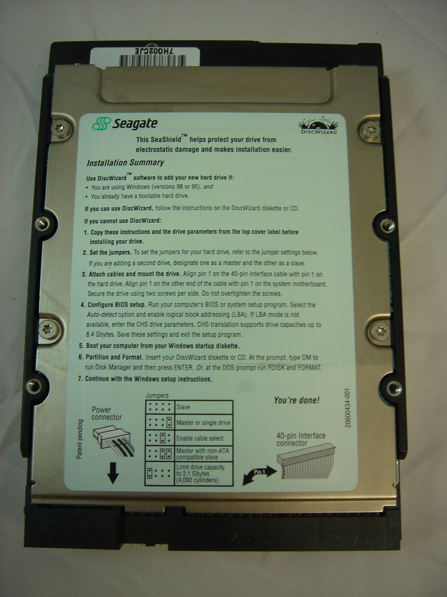 9R3006-030 - Compaq Seagate IDE 10.2GB 7200rpm 3.5in HDD - Refurbished