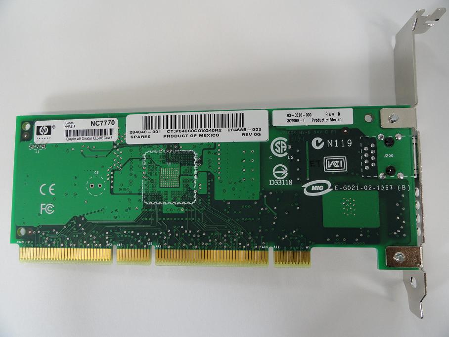 NC7770 - Compaq/HP 244948-B21 PCI-X Adapter - NOB