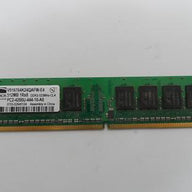 V916764K24QAFW-E4 - ProMOS 512MB PC2-3200 DDR2-400 non-ECC Unbuffered CL3 240-Pin Memory Module Mfr P/N V916764K24QAFW-E4 - USED