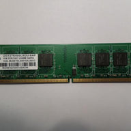 UG12T6400L8DU-6AP - Unigen 1GB PC2-5300 DDR2-667MHz non-ECC 2Rx8 Unbuffered 64x8 16 chip CL5 240-Pin DIMM - Refurbished