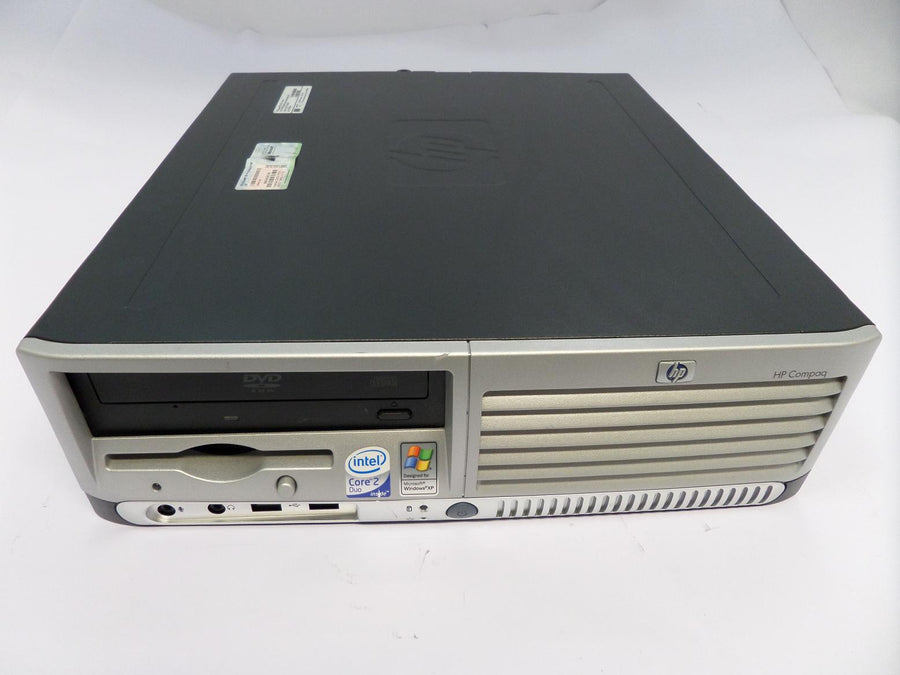 ET090AV - HP Compaq dc7700 Intel Core 2 Duo 2.4GHz 1Gb RAM DVD/RW SFF Desktop - No HDD - USED