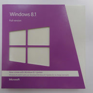 WN7-00580 - Microsoft Windows 8.1 Full Version- 32-BIT/64-BIT ENG INTL DVD - NOB