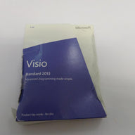 D86-04736 - Microsoft Visio Standard 2013 Licence Card - 1 User - PC - Damaged Packaging - NOB
