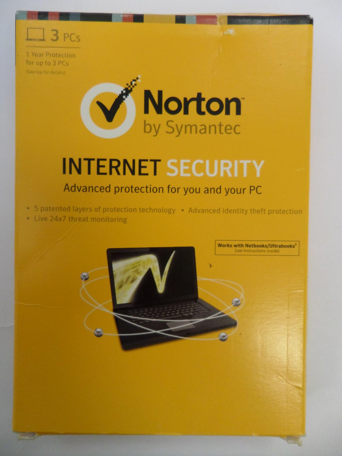 21247711 - Norton Internet Security 2013 - 3 PCs - 1 Year Subscription - NOB