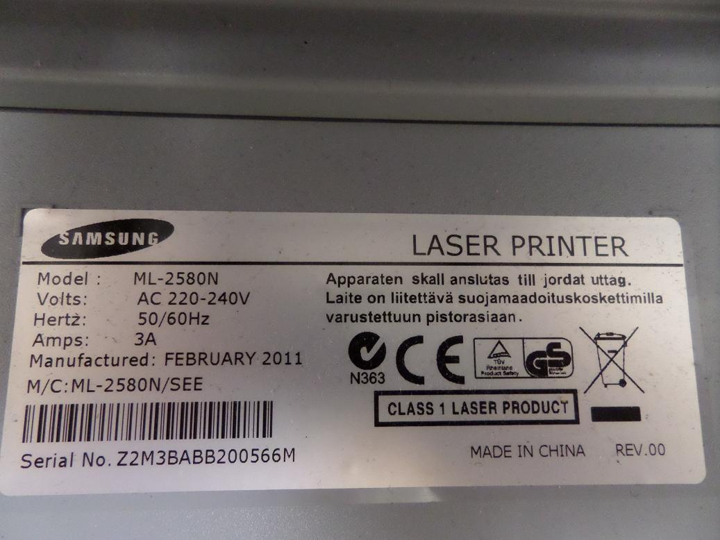 PR25858_ML-2580N  SEE_Samsung ML-2580N Mono Laser Printer - Image4