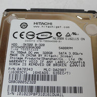 PR23964_0A70343_Hitachi 320GB SATA 5400rpm 2.5in HDD - Image3