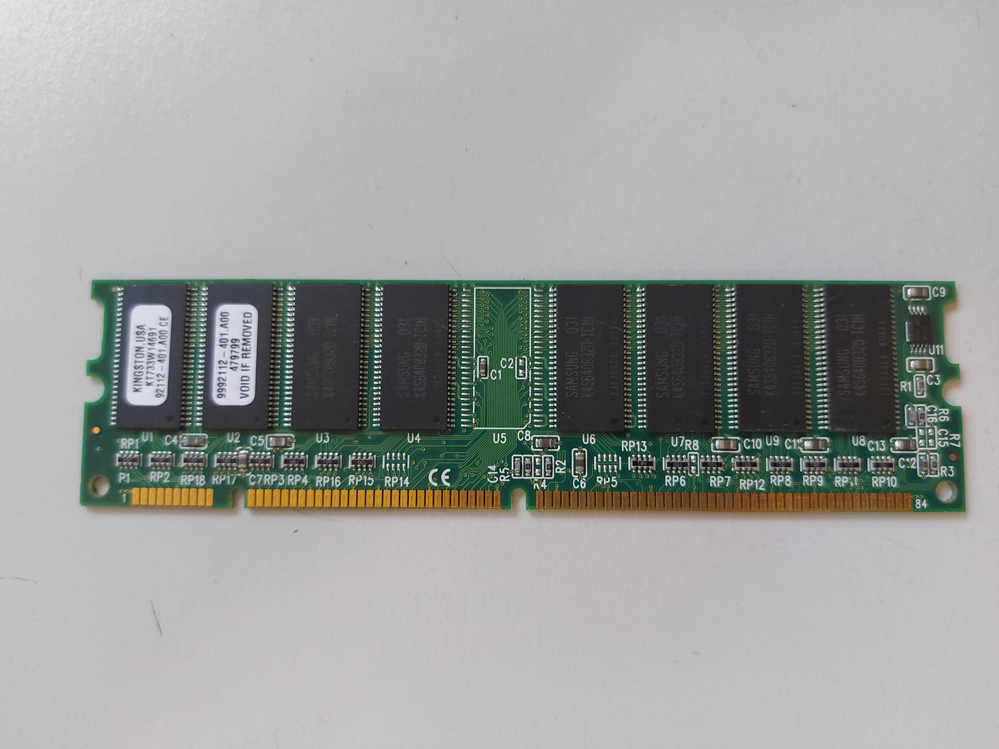 Kingston 64MB PC133 133MHz non-ECC Unbuffered 168-Pin DIMM Memory Module ( KT733W14691 9992112-401.A00 ) REF