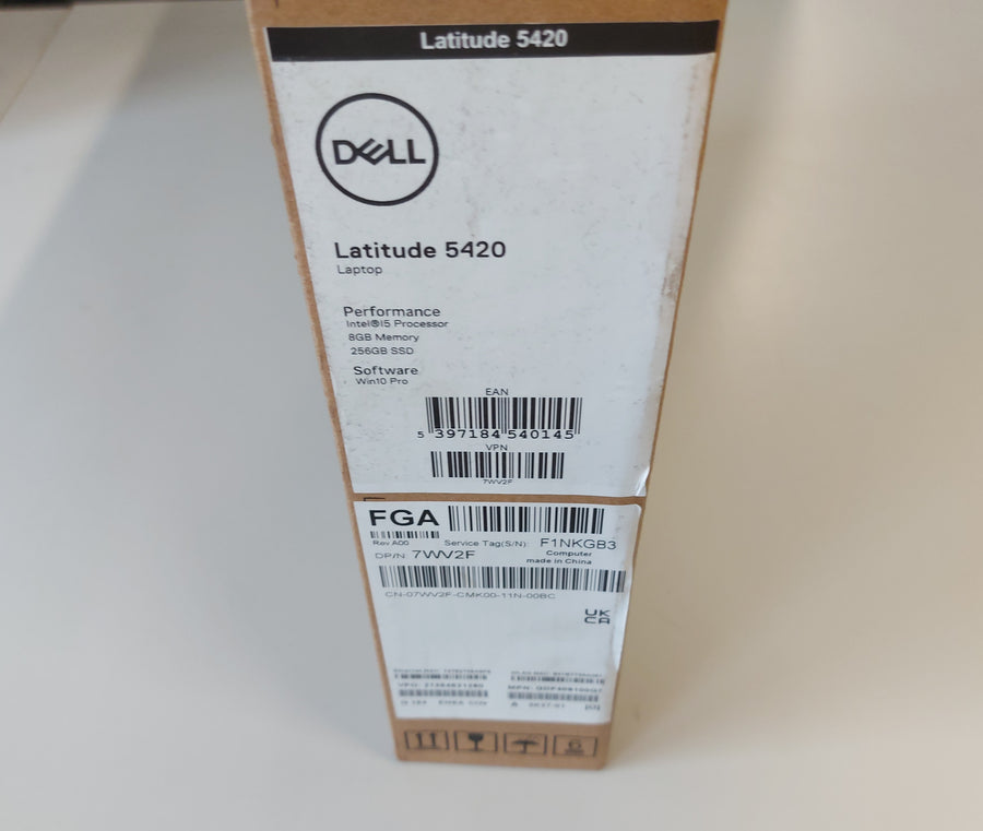 Dell Latitude 5420 256GB HDD Core i5-1145G7 2600MHz 8GB RAM 14" Laptop ( 7WV2F ) REF