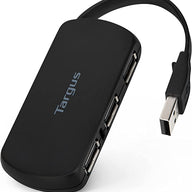 Targus 4-Port high speed USB 2.0 HUB, Black ( ACH214 ACH114EU ) NEW