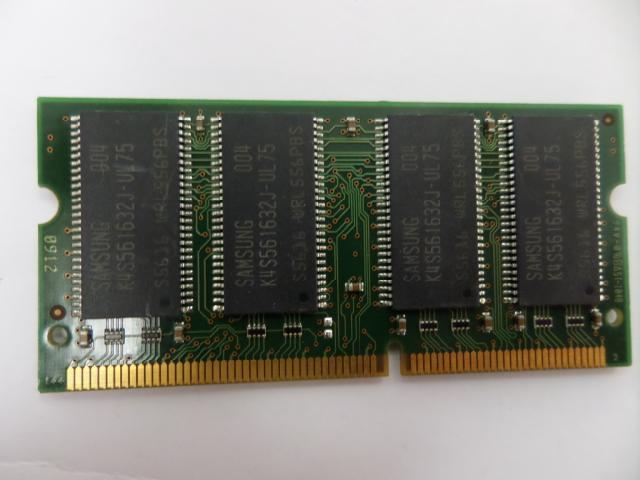 M464S3254JLS-L7A - Samsung 256MB PC133 133MHz non-ECC Unbuffered CL3 144-Pin SoDimm Memory Module Mfr P/N M464S3254JLS-L7A - Refurbished