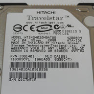 PR06179_13G1401_Hitachi 20GB IDE 4200rpm 2.5in HDD - Image3