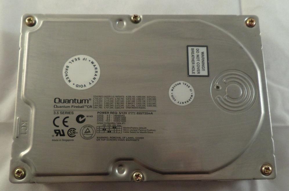 CR43A013 - Quantum 4.3GB IDE 5400Rpm 3.5" HDD - Refurbished