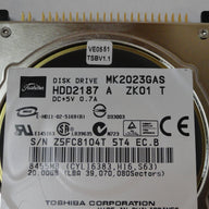 PR14903_HDD2187_Toshiba HP 20GB IDE 5400rpm 3.5in Laptop HDD - Image3