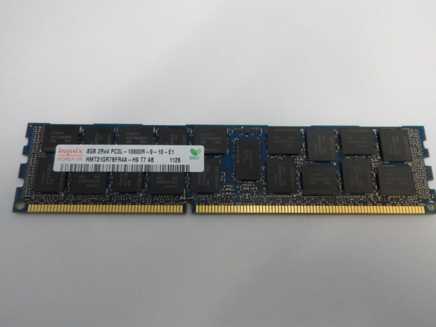 HMT31GR7BFR4A-H9 T7 - Hynix 8GB PC3L-10600 DDR3-1333MHz ECC Registered CL9 240-Pin DIMM 1.35V Low Voltage 36c 512x4 2Rx4 Dual Rank Memory Module - Refurbished