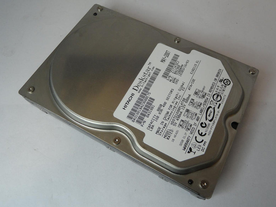 0A31881 - Hitachi 80GB IDE 7200rpm 3.5in Deskstar HDD - Refurbished