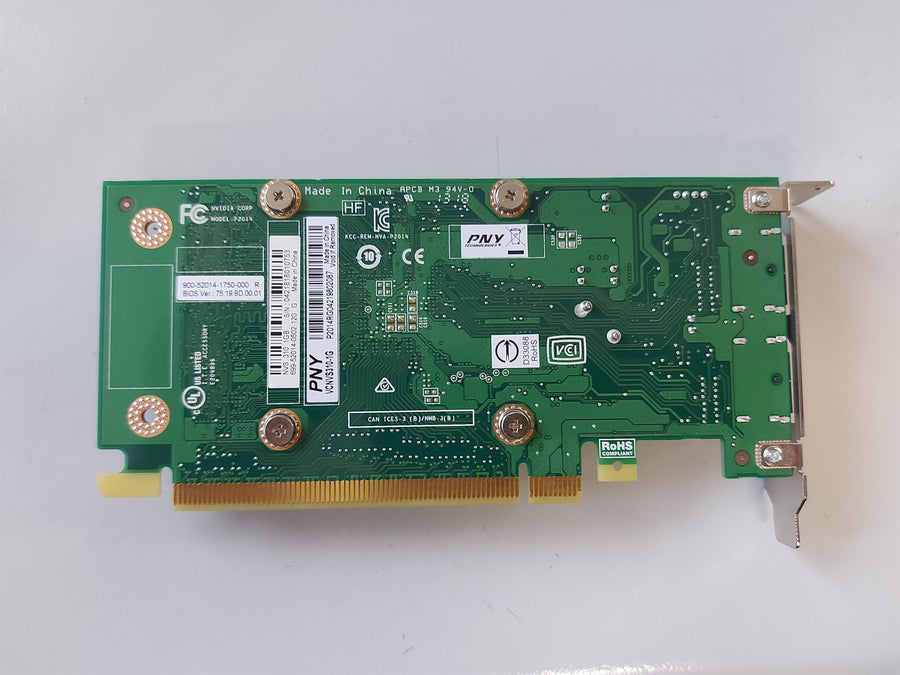 PNY Nvidia Quadro NVS310 1GB GDDR3 (DUAL DVI) (LOW PROFILE) GRAPHICS CARD (VCNVS310-1G)
