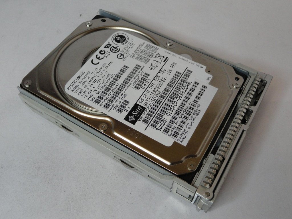 PR21644_CA06681-B16400SU_Fujitsu SUN 36Gb SAS 10Krpm 2.5in HDD - Image2