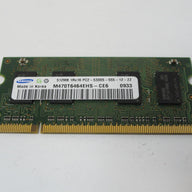 PC2-5300S-555-12-ZZ - Samsung 512MB PC2-5300 DDR2-667MHz non-ECC Unbuffered CL5 200-Pin SoDimm Memory Module - Refurbished