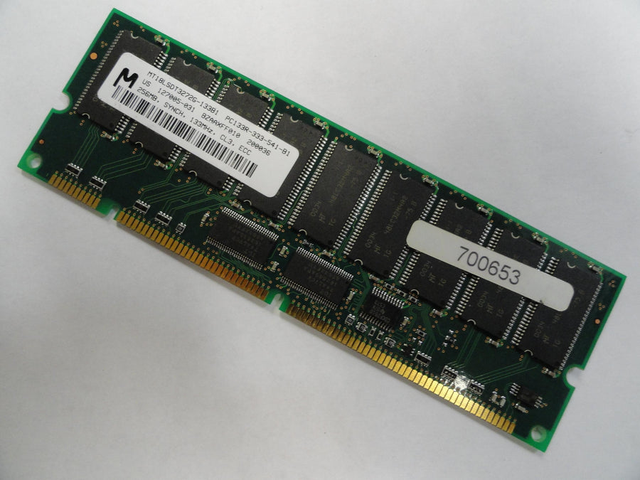 PR17464_PC133R-333-541-B1_Micron Compaq 256Mb PC133R 133MHz CL3 ECC RAM - Image2