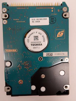 MC4322_HDD2190_Toshiba 40GB IDE 4200rpm 2.5in HDD - Image4