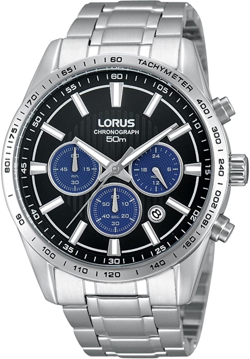 Lorus Sport Mens Analogue Quartz Watch with Stainless Steel Bracelet RT347DX9