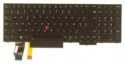 Lenovo AZERTY Belgian Keyboard - Black ( 01YP686 ) NEW