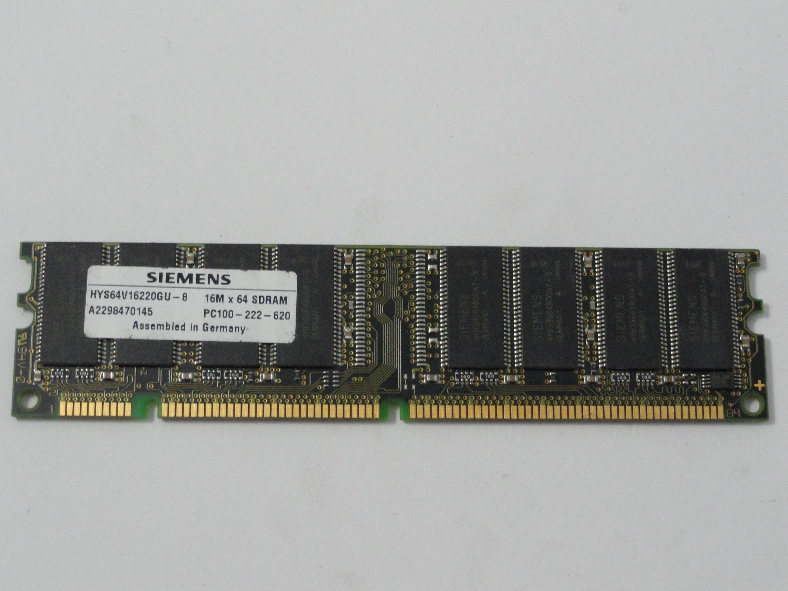 MC6541_HYS64V16220GU-8_128MB PC100 100MHZ CL2 ECC SDRAM DIMM - Image2