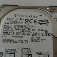 MC0128_07N8362_IBM 20GB IDE 4200rpm 2.5in HDD - Image3
