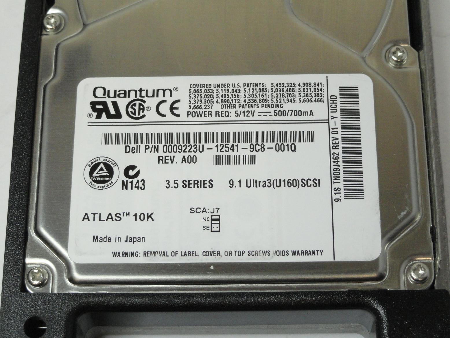 MC6469_TN09J462_Quantum Dell 9.1GB SCSI 80 Pin 10Krpm 3.5in HDD - Image3