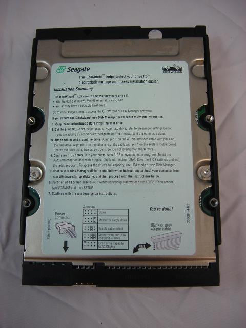 9T6004-003 - Seagate 20GB IDE 7200rpm 3.5in HDD - USED