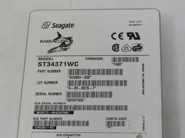 PR04372_9C6004-045_Sun Seagate 4Gb SCSI 80Pin 3.5in HDD W/Out Spud - Image4