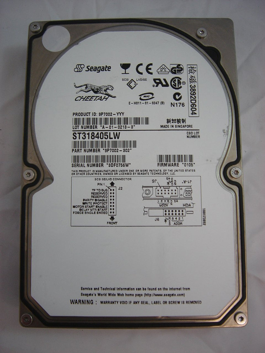 MC5459_9P7002-302_Seagate 18.4GB SCSI 68 Pin 10Krpm 3.5in HDD - Image2