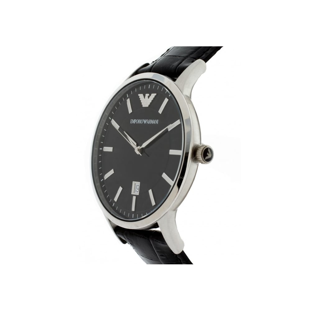 Emporio Armani Men's Black Watch ( AR2411 ) 