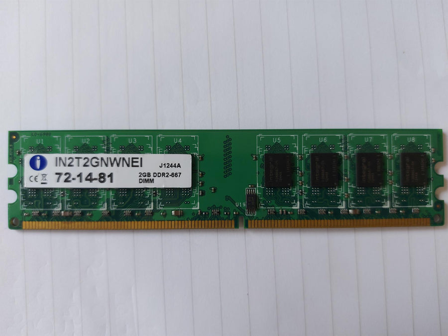 Integral 2GB PC2-5300 DDR2-667MHz CL5 240-Pin DIMM (IN2T2GNWNEI) REF