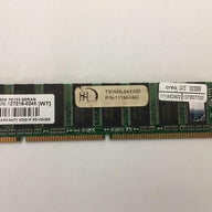 Transcend 128MB 184pin PC133 SDRAM DIMM Memory Module ( TS16MLS64V6D 111A62402 ) USED
