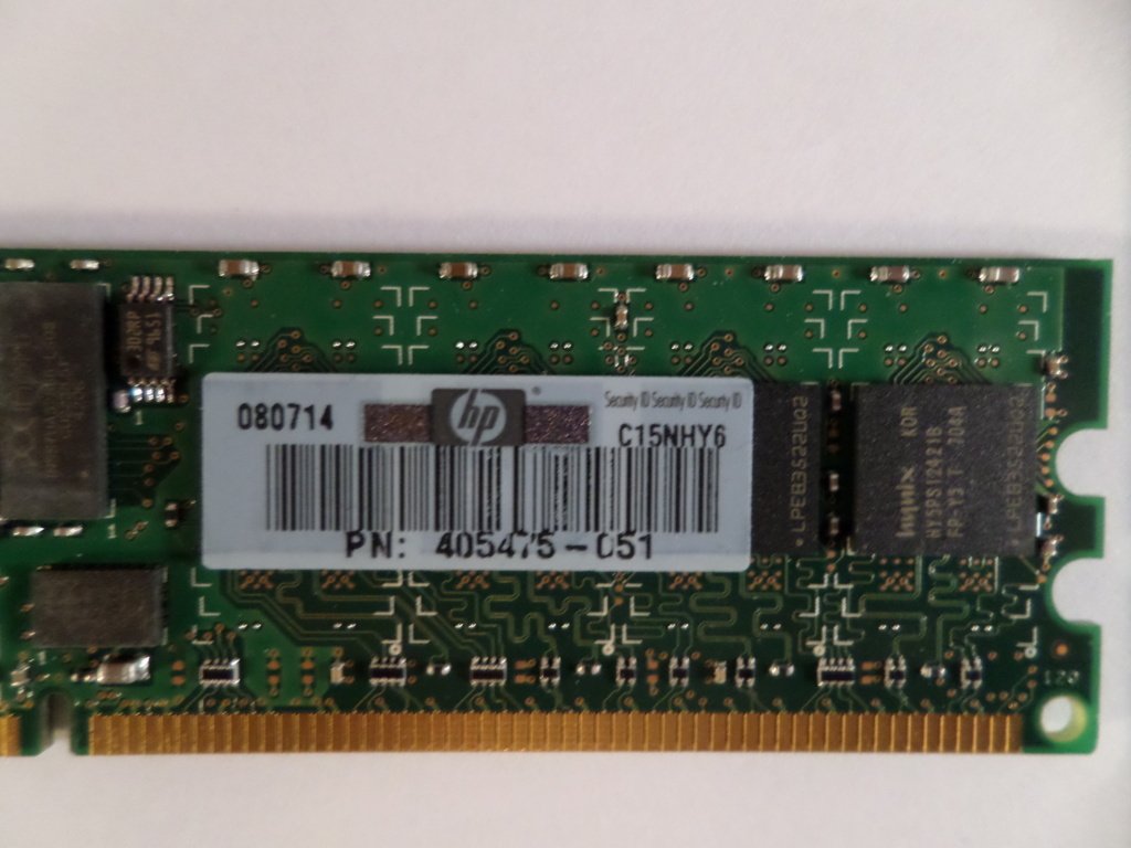 MC1407_HYMP512P72BP4-Y4_Hynix 1GB PC2-5300 DDR2-667 ECC Registered DIMM - Image2