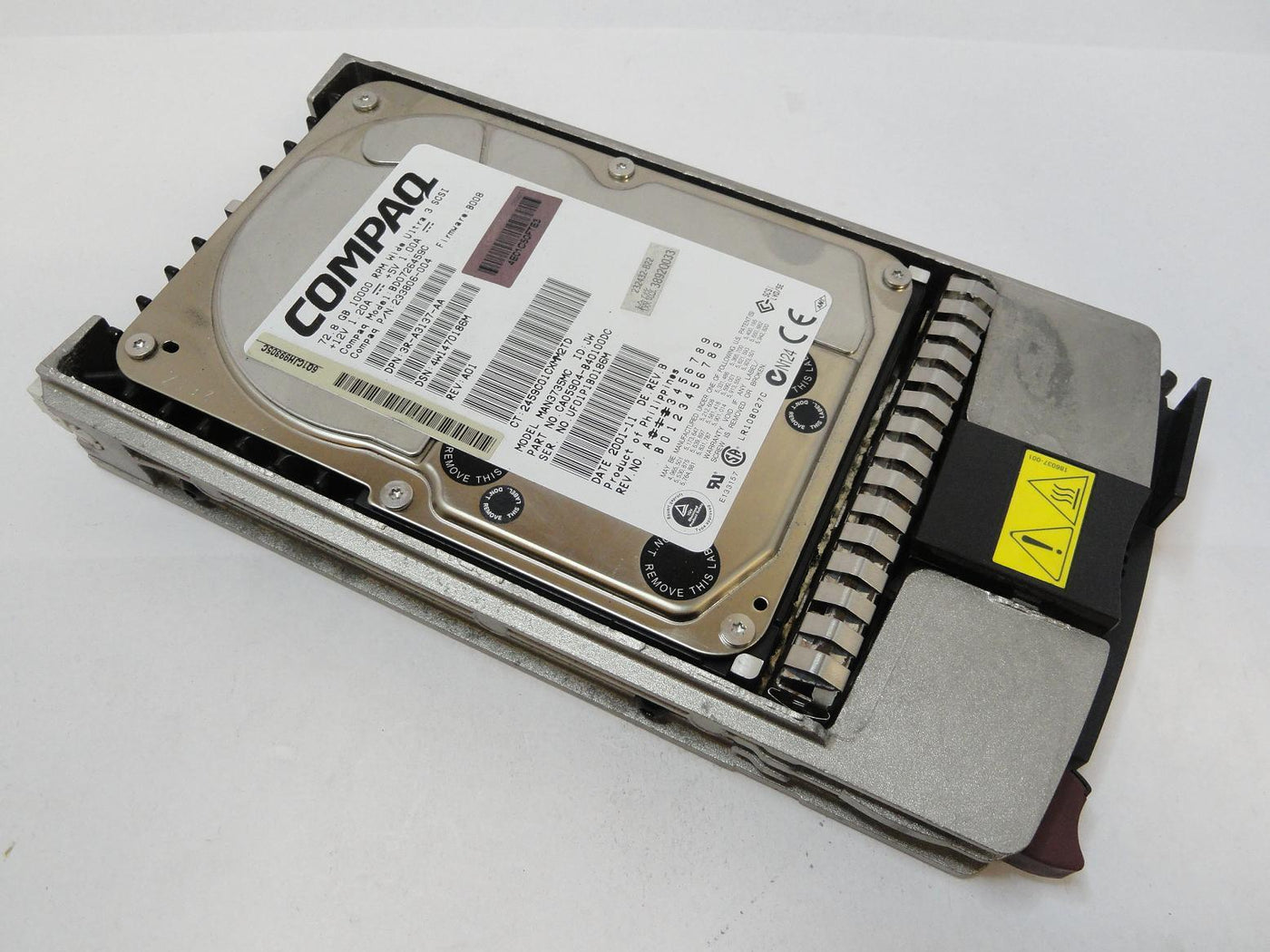 CA05904-B40100DC - Fujitsu Compaq 72.8GB SCSI 80 Pin 10Krpm 3.5in HDD in Caddy - Refurbished